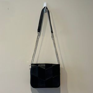 Zara Black Bag with Chain Strap